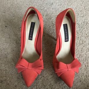 Steven Madden Hot Red Bow Heels